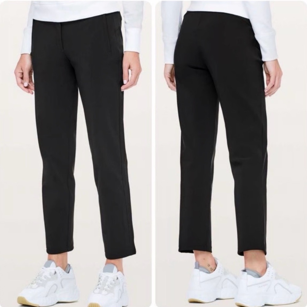 NWOT Lululemon Black On The Move Pant Size 2